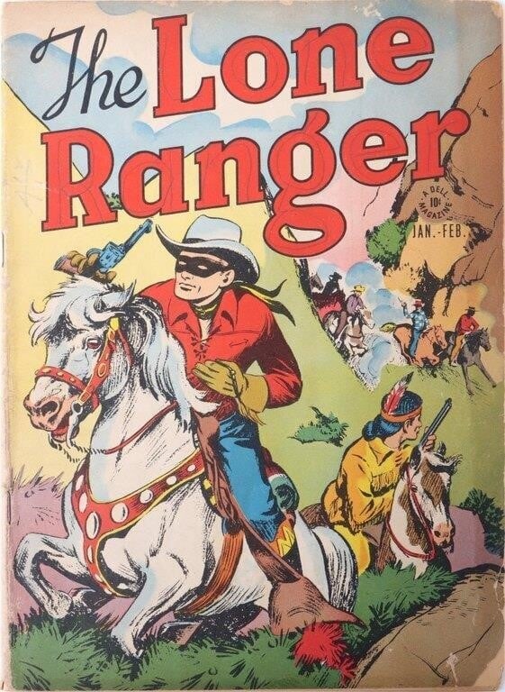 LONE RANGER #1 DELL COMICS 1948 (1 of 5)