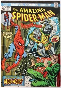 THE AMAZING SPIDER-MAN #124 1ST ISSUE W/ MAN-WOLF
