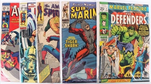 VINTAGE MARVEL COMICS SILVER AGE SPIDERMAN THOR--5