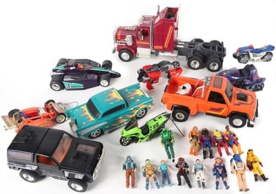 M.A.S.K. KENNER 10 VEHICLES 15 FIGURES MEGA LOT