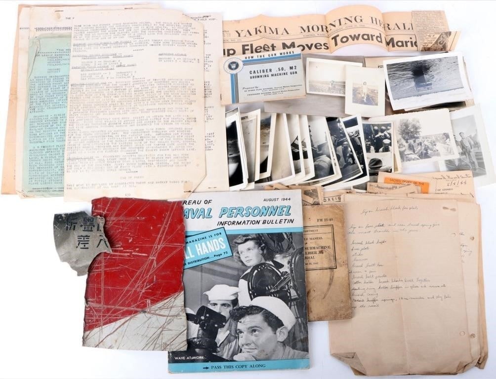 WW2 JAPANESE AIRCRAFT SKIN (2) & SAIPAN MEMOS (1 of 5)