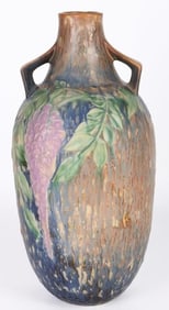 1933 ROSEVILLE POTTERY WISTERIA VASE 641-15'