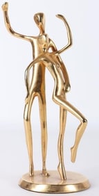 DANZA 10K GOLD PLATED BRONZE STATUE 4/75 ALMANZOR