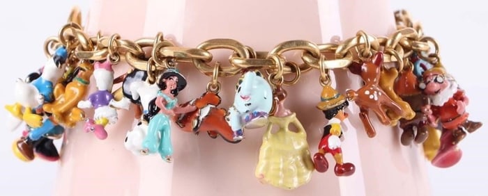 BRADFORD EXCHANGE ULTIMATE DISNEY CHARM BRACELET