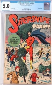 SUPERSNIPE COMICS #V4/10 CGC 5.0 GOLDEN AGE COMIC