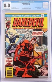 1ST BULLSEYE COMIC DAREDEVIL #131 CGC 8.0 BRONZE