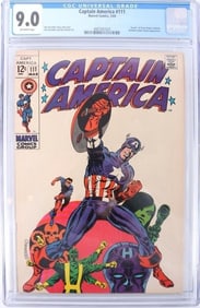 CAPTAIN AMERICA #111 (FAKEOUT DEATH OF CAP)CGC 9.0