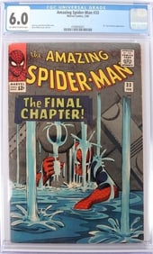 AMAZING SPIDER MAN #33 CGC 6.0 CURT CONNORS CAMEO