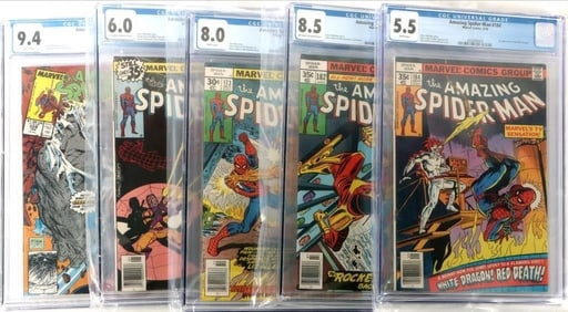 AMAZING SPIDER-MAN BRONZE/MODERN CGC GRADED (5)