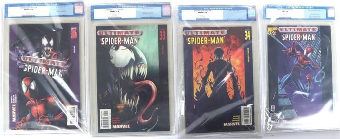 ULTIMATE SPIDER-MAN CGC GRADED COMIC BOOKS