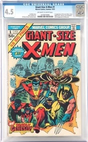 GIANT-SIZE X-MEN #1 CGC 4.5 1ST APP STORM ETC.