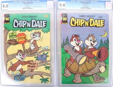 DISNEY CHIP N DALE # 80 & 81 CGC GRADED