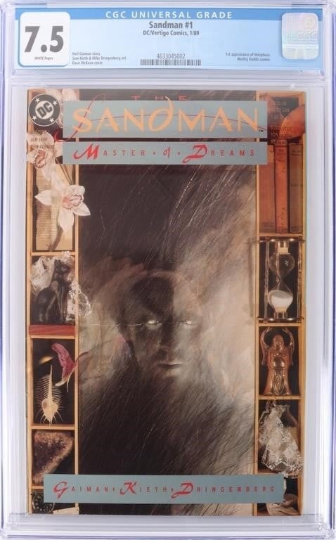 SANDMAN # 1 CGC 7.5 FIRST APPEARANCE OF MORPHEUS (1 of 4)