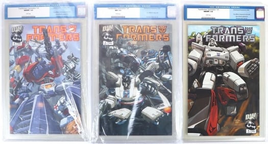 TRANSFORMERS: GENERATION 1 #1-2 CGC 9.4-9.8 - (3)