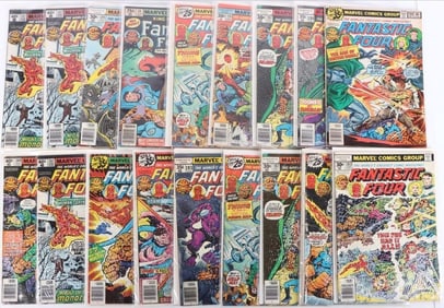 ASSORTED FANTASTIC FOUR BRONZE AGE COMICS - (21)