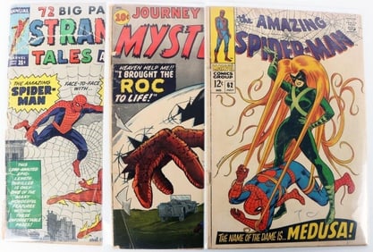 ASSORTED SILVER AGE MARVEL COMIC BOOKS - (3)