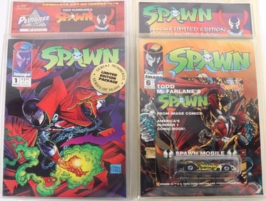 COLLECTIBLE COMPLETED LMTD SPAWN COMIC SETS