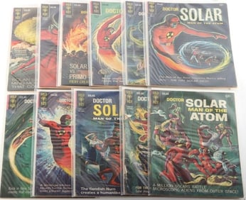 DOCTOR SOLAR GOLD KEY COMICS LOT OF ELEVEN