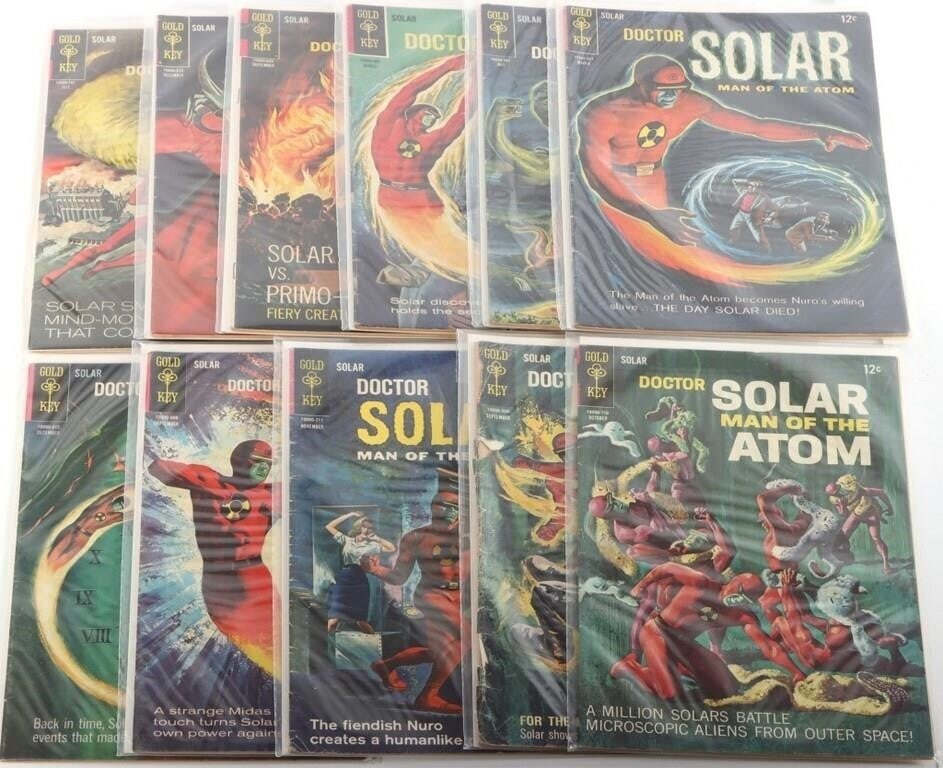 DOCTOR SOLAR GOLD KEY COMICS LOT OF ELEVEN (1 of 5)