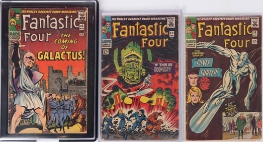 FANTASTIC FOUR 48, 49, 50 GALACTUS SILVER SURFER