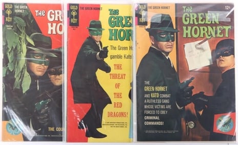 GOLD KEY THE GREEN HORNET # 1-3