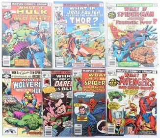 MARVEL WHAT IF? LOT OF SEVEN BRONZE AGE COMICS