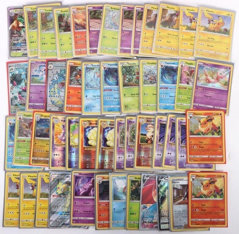 NM+ VARIOUS POKEMON CARDS LOT OF 50 (1 of 6)