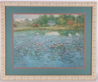 V. HOLLAN SWAIN 'DAWN AT BROOKSHIRE' LIMITED PRINT