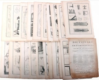1769 SAMUEL CLARK MECHANICAL DICTIONARY 37 LEAVES