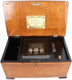 ANTIQUE REUGE SWISS MUSIC BOX EIGHT SONGS