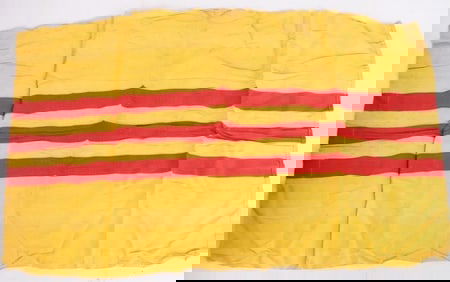 VINTAGE SOUTH VIETNAMESE FLAG LINEN