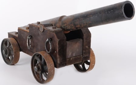 VINTAGE BLACK POWDER SIGNAL CANON