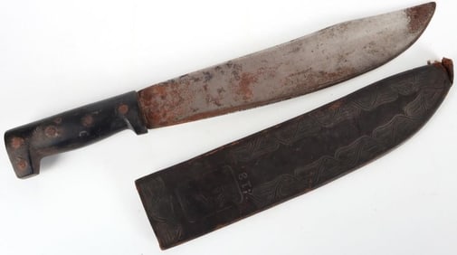 ANTIQUE LEGITIMUS MACHETE W/ SHEATH