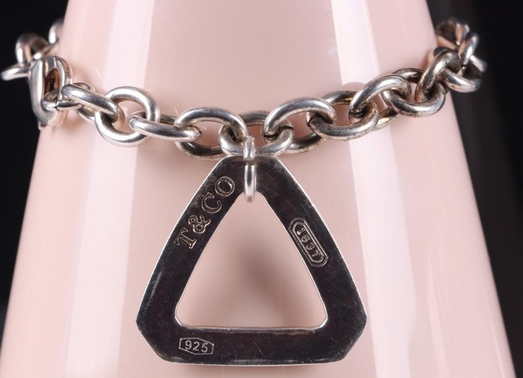 TIFFANY & CO STERLING SILVER LADIES CHAIN BRACELET (1 of 3)