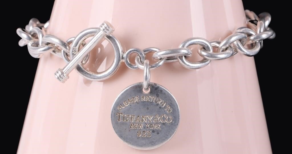 TIFFANY & CO STERLING SILVER LADIES CHAIN BRACELET (1 of 4)
