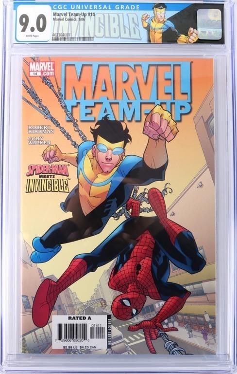 INVINCIBLE & SPIDER-MAN MARVEL TEAM-UP #14 CGC 9.0 (1 of 4)