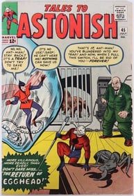 TALES TO ASTONISH #45 ANT MAN 2ND APP WASP FINE