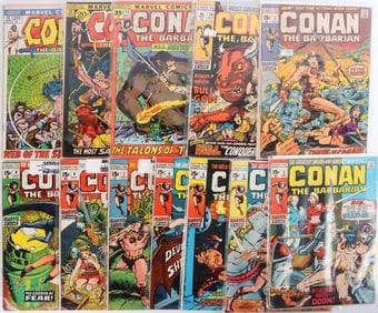 CONAN THE BARBARIAN (1970) #1- #13 KEY ISSUES-(12)