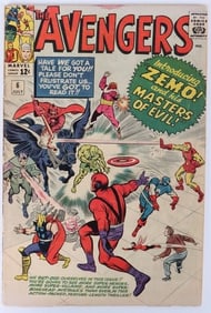 THE AVENGERS #6 1ST APPEARANCE OF MASTERS OF EVIL