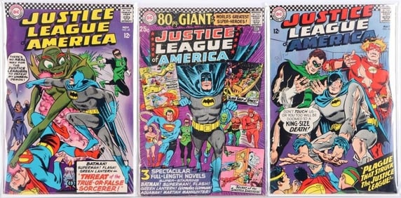 HIGH GRADE JUSTICE LEAGUE OF AMERICA #44, 48, 49