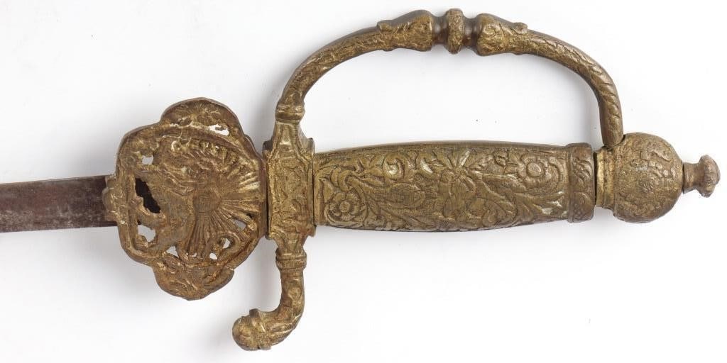 PAHLAVI CEREMONIAL RAPIER IRANIAN PERSIAN SWORD (1 of 5)