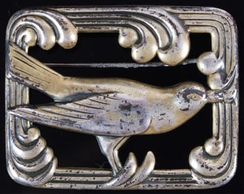 GEORG JENSEN 1940'S CORO NORSELAND BROOCH