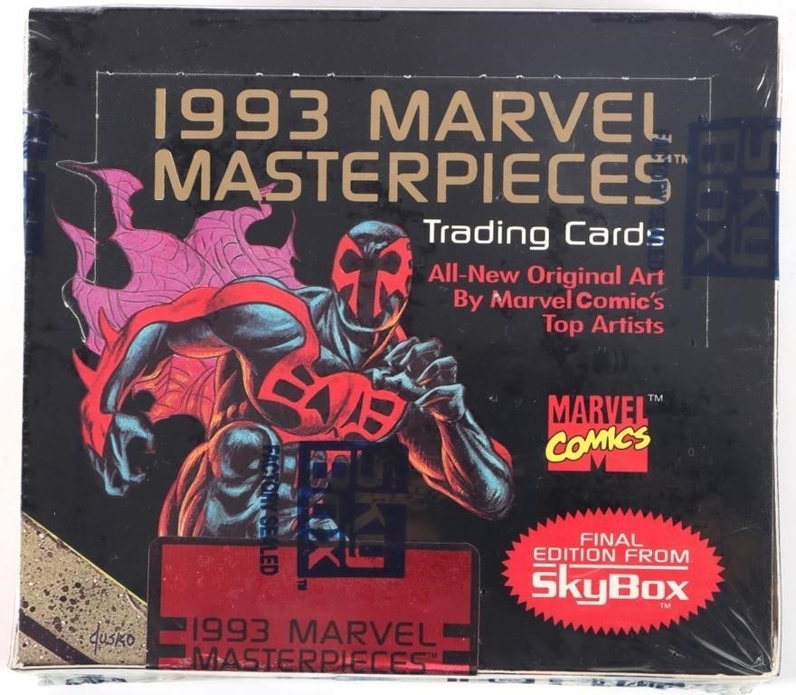 MISB 1993 MARVEL MASTERPIECES TRADING CARDS SKYBOX (1 of 4)