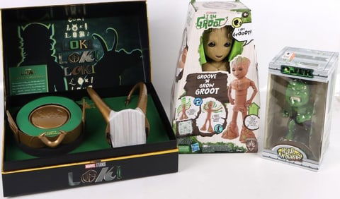 ASSORTED MARVEL COLLECTIBLE TOYS - (3)