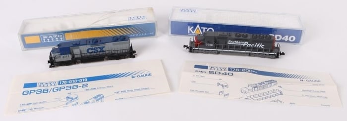 KATO N GAUGE PRECISION RAILROAD MODELS - (2)
