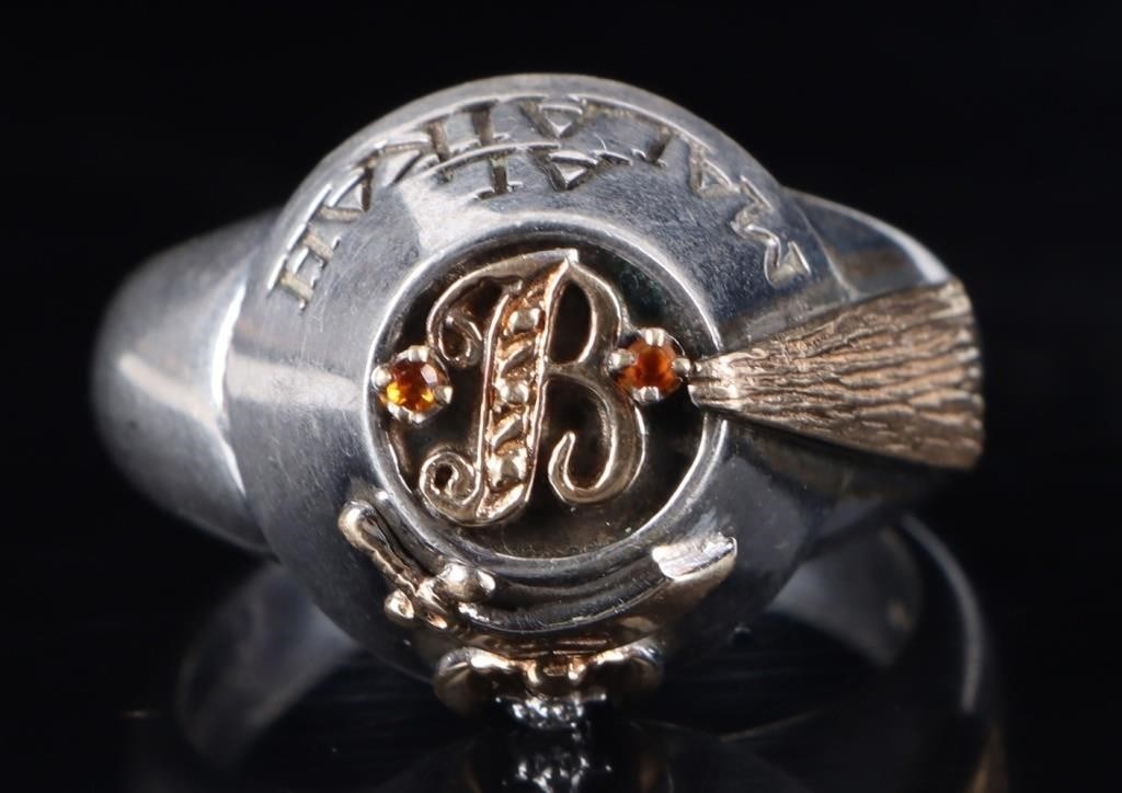 0.925 SILVER DIAMOND TOURMALINE AL MALAIKAH RING (1 of 7)