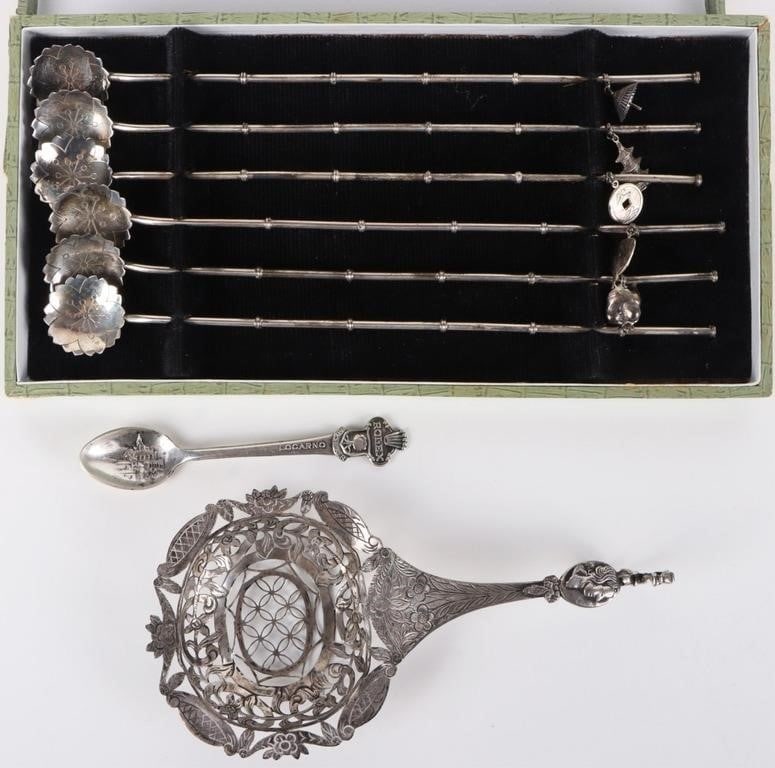 18TH C. & MODERN ORNATE SILVER FLATWARE - ROLEX (1 of 8)