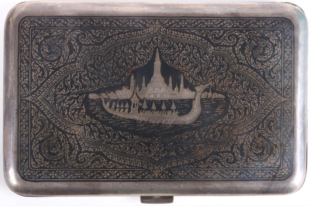 ANTIQUE INDONESIAN STERLING SILVER MONEY COMPACT (1 of 5)