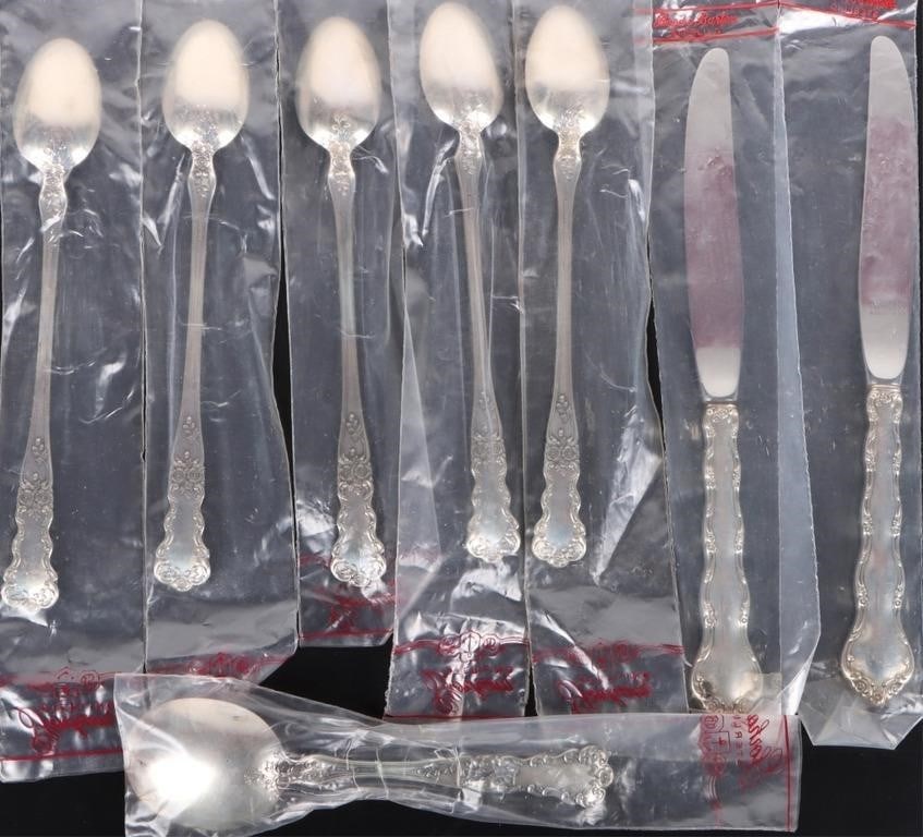 GORHAM STERLING SILVER FLATWARE (8) NEVER OPENED - 4