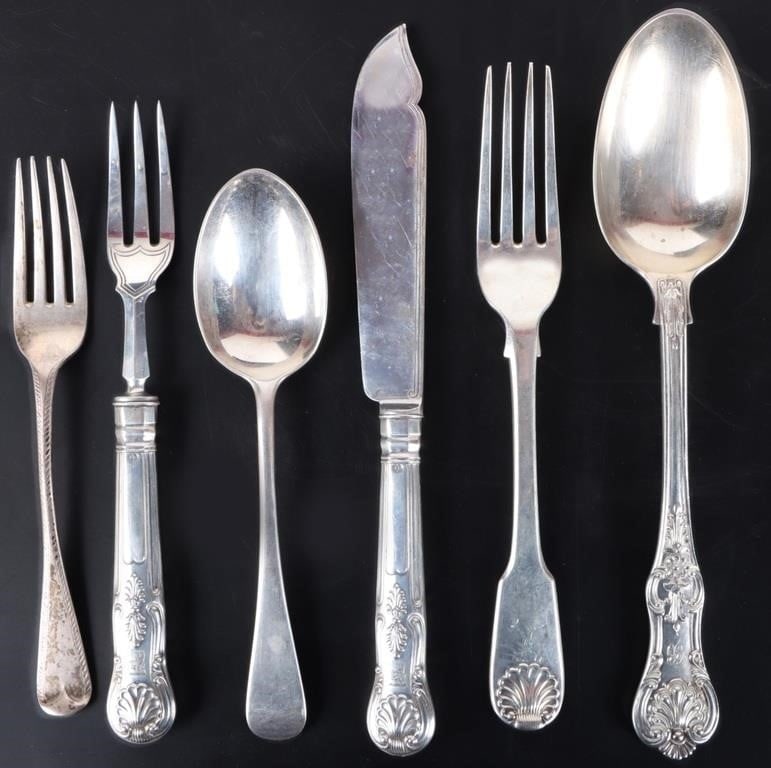 FRANCIS HIGGINS STERLING SILVER UTENSILS LOT OF 6 (1 of 8)